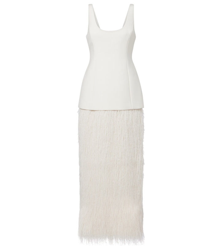 Photo: Róhe Bridal fringed wool-blend maxi dress
