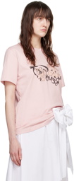 MSGM Pink Kitten T-Shirt