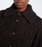 Emilia Wickstead Brinkley cable-knit wool cardigan