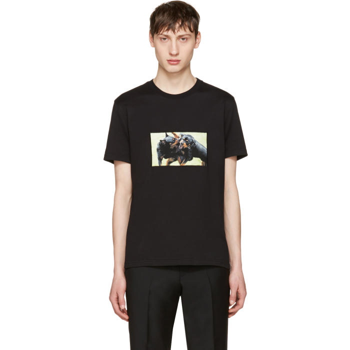 Photo: Givenchy Black Rottweiler T-Shirt