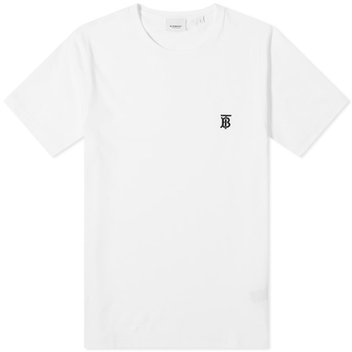 Photo: Burberry Men's Parker TB Embroidered T-Shirt in White