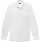 Rubinacci - Slim-Fit Cutaway-Collar Linen Shirt - Men - White