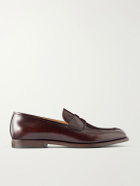 Brunello Cucinelli - Leather Penny Loafers - Burgundy