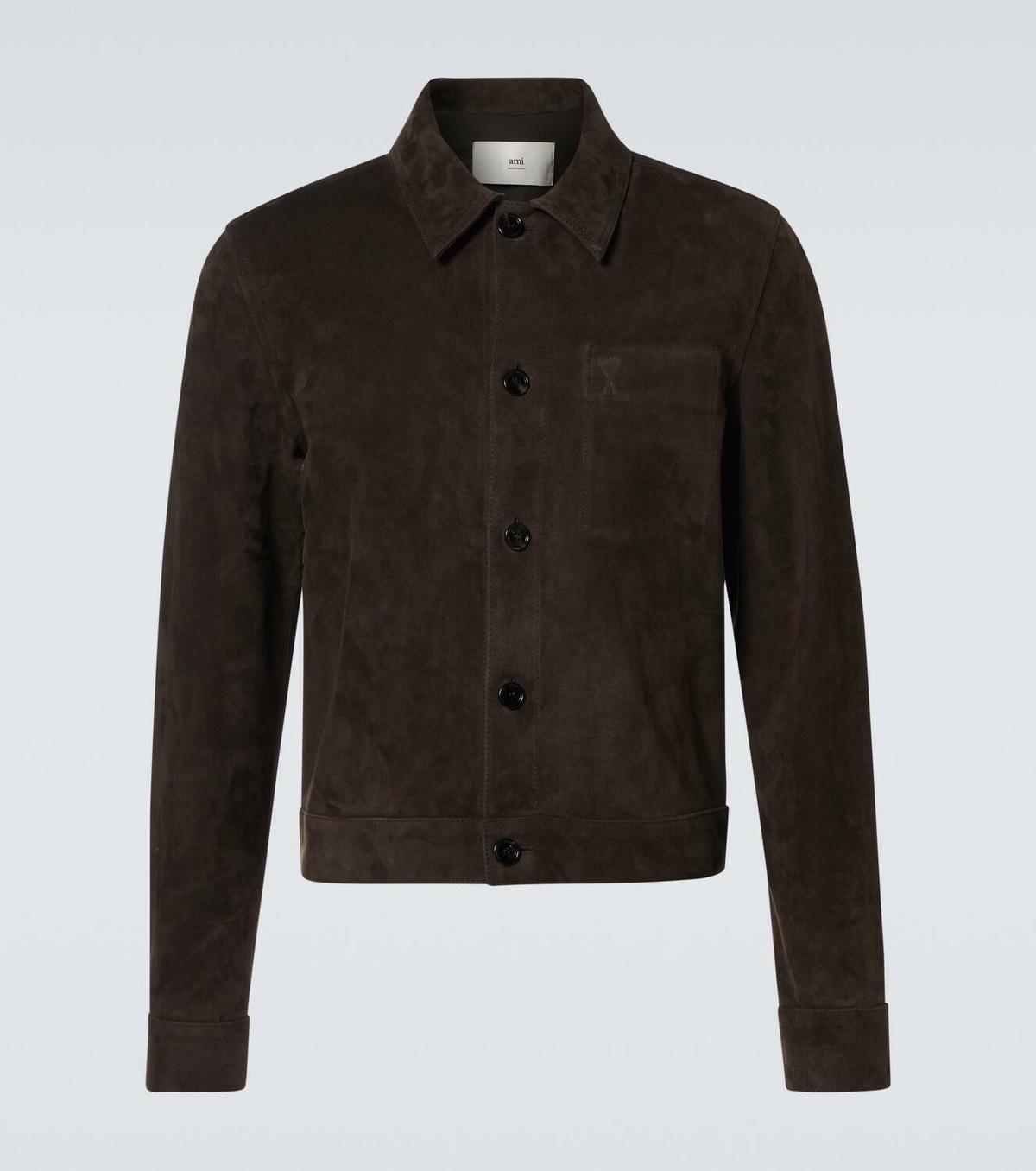 アウターその他 AMI PARIS Woman Blazer Brown FBV612WV0051 221 Ami Paris Outlet: Blazer woman - Brown | Ami Paris blazer