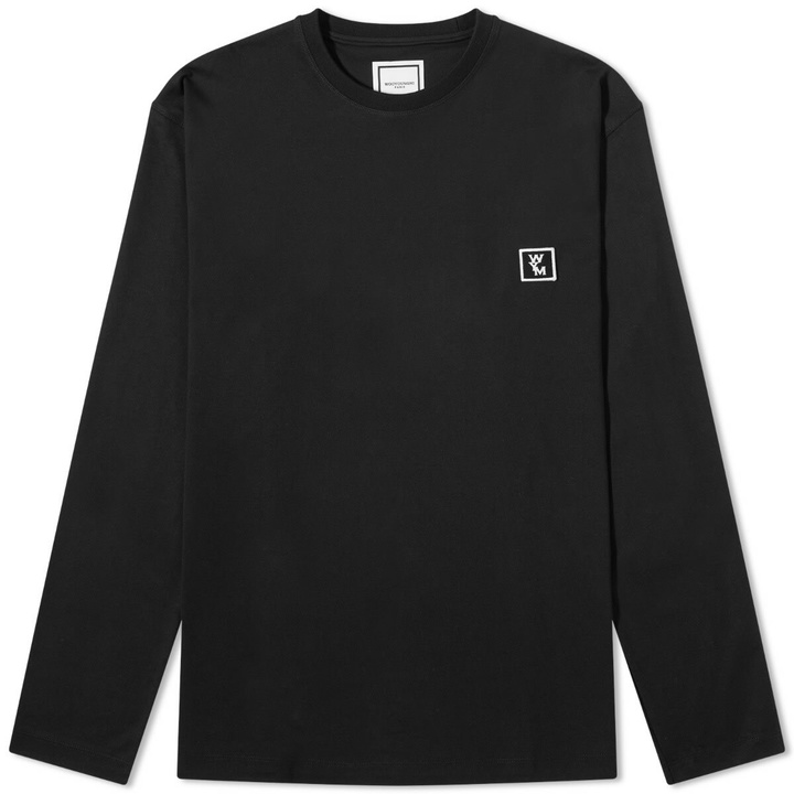 Photo: Wooyoungmi Men's Long Sleeve Back Logo T-Shirt in Black