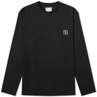 Wooyoungmi Men's Long Sleeve Back Logo T-Shirt in Black