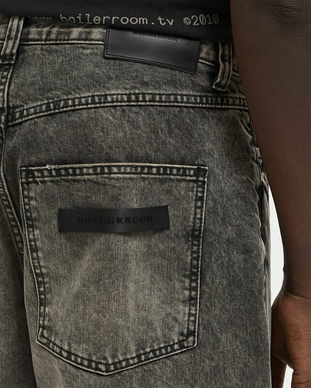 Boiler Room PRINTED 5 PKT JEANS Black Men