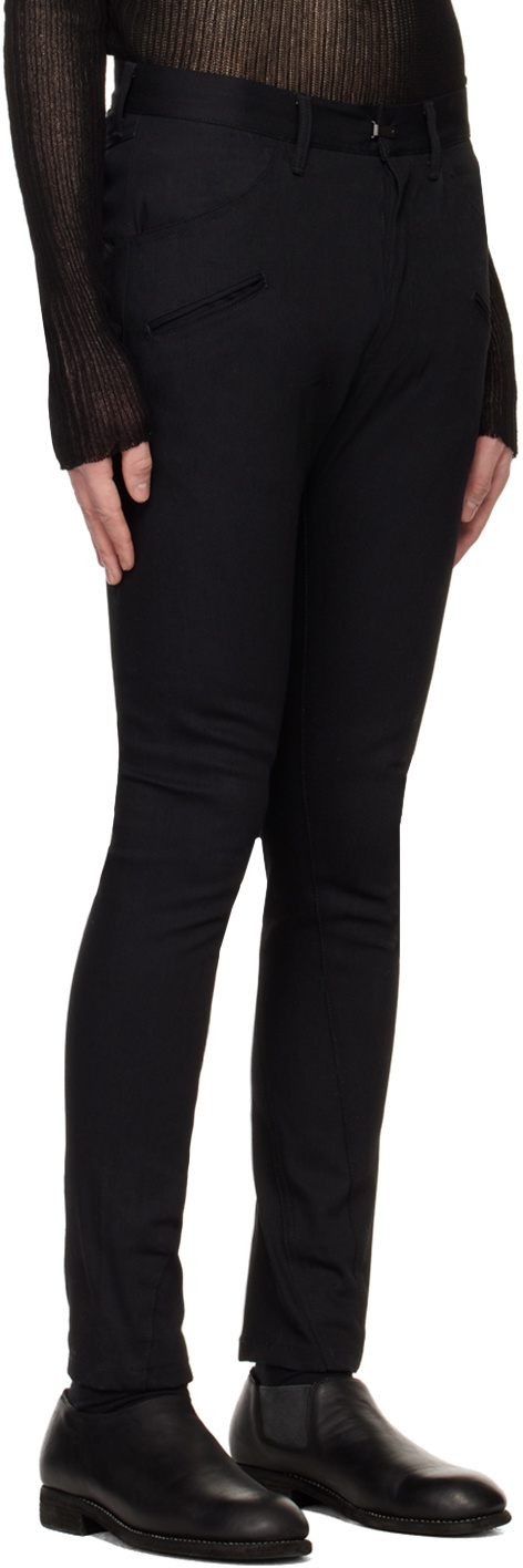 The Viridi-anne Black Paneled Jeans