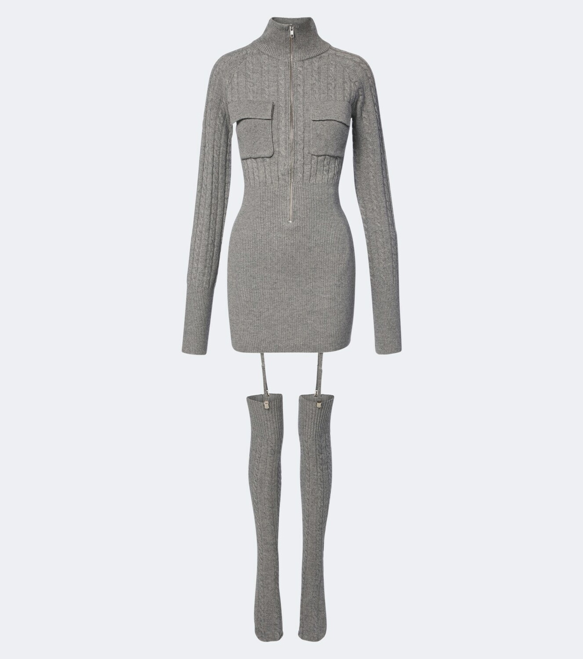 Aya Muse Rovo minidress and over-the-knee socks set