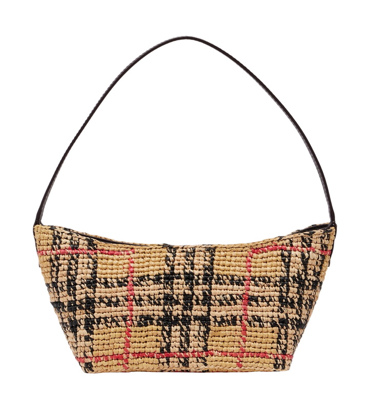 Photo: Burberry Margate Mini raffia shoulder bag