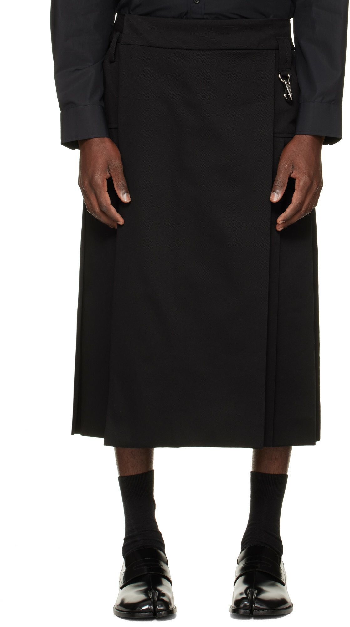 Simone Rocha Black Utility Clip Kilt