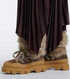 Moncler Peak Après shearling snow boots