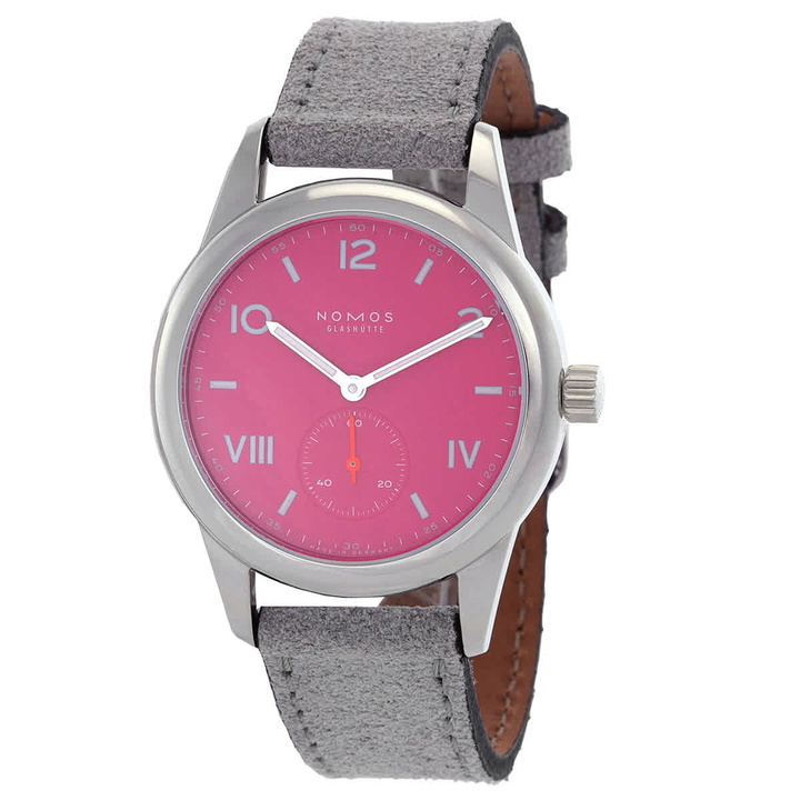 Photo: Nomos Club Campus Hand Wind Deep Pink Dial Unisex Watch 711