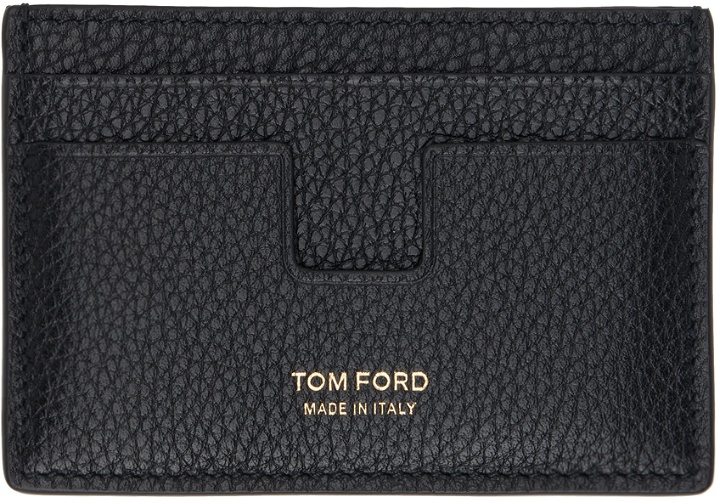 Photo: TOM FORD Black Soft Leather Card Holder