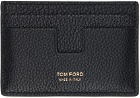 TOM FORD Black Soft Leather Card Holder
