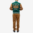 Polo Ralph Lauren Men's Lined Varsity Jacket in Hunt Club Green