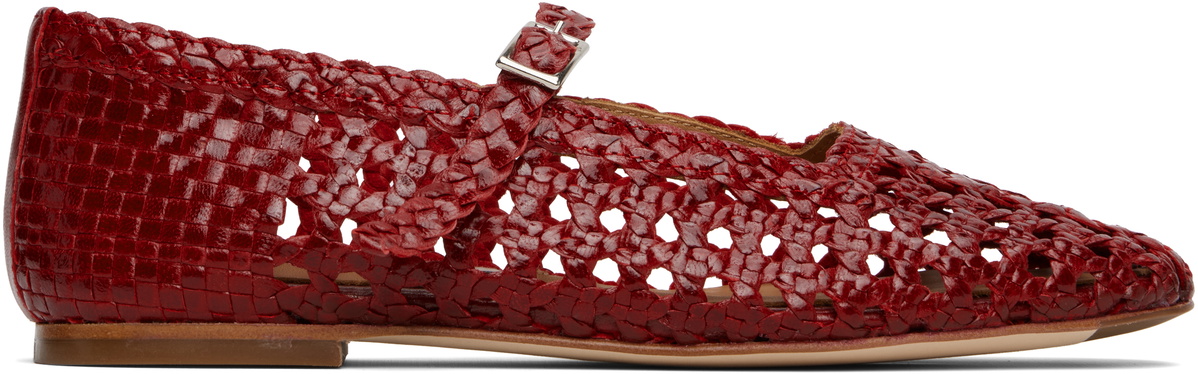 Miista Red Yeida Ballerina Flats