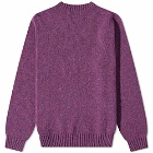 Country Of Origin Men's Supersoft Seamless Crew Knit in Parma Purple