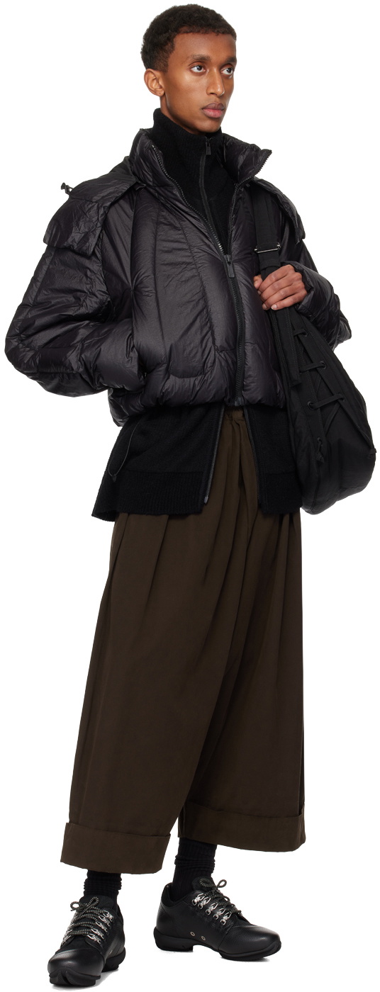 A. A. Spectrum Black Heated Down Jacket