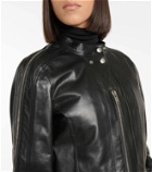 Givenchy Cropped leather biker jacket