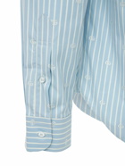 GUCCI - Gg Stripe Fil Coupé Cotton Shirt