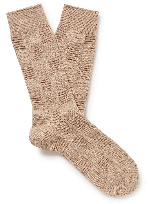 Photo: Mr P. - Cotton-Blend Jacquard Socks