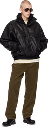 Isabel Marant Black Cilian Leather Jacket