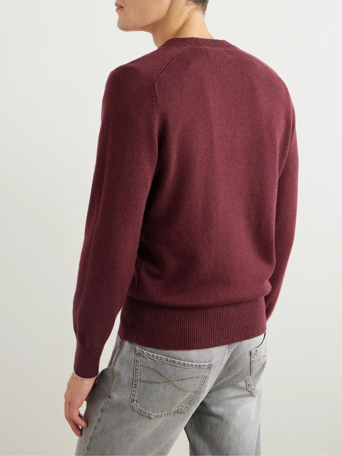 Brunello Cucinelli - Cashmere Sweater - Burgundy
