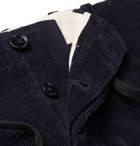 MAN 1924 - Cotton-Corduroy Drawstring Trousers - Men - Navy