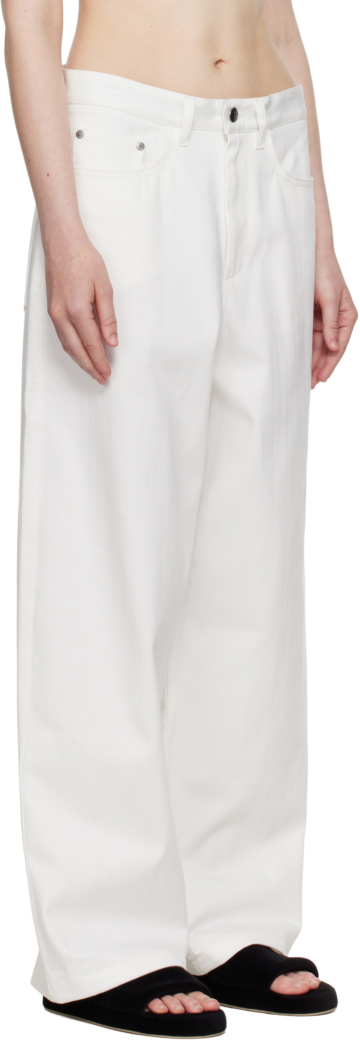 Maria McManus White Massive Jeans