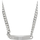 Bunney Silver ID Bar Necklace