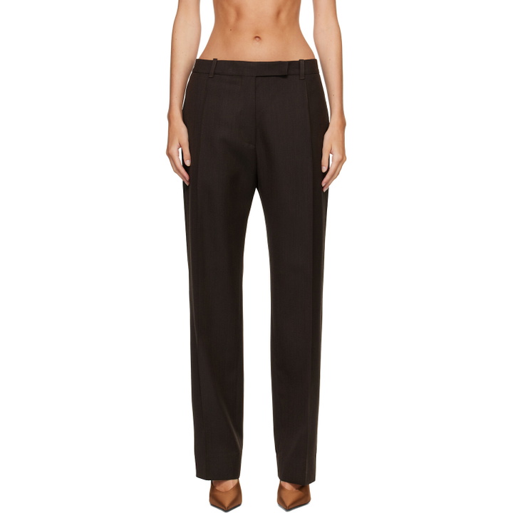 Photo: Studio Nicholson Brown Quarte Tailored Trousers