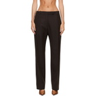 Studio Nicholson Brown Quarte Tailored Trousers