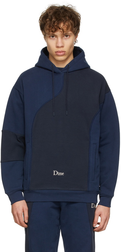 Photo: Dime Navy Cotton Hoodie