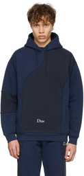 Dime Navy Cotton Hoodie