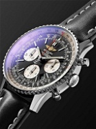 Breitling - Navitimer 01 Chronograph 43mm Stainless Steel and Leather Watch, Ref. No. AB012012/BB01