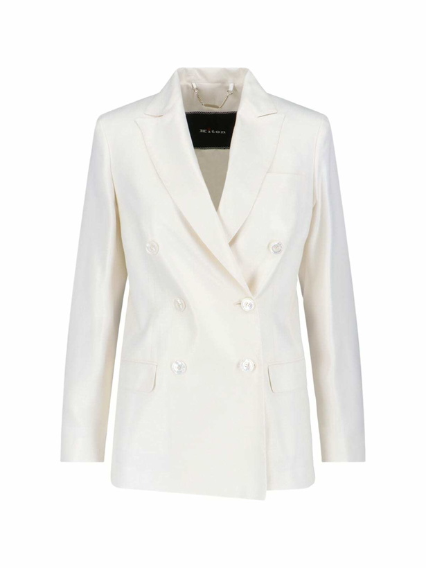Photo: Kiton Double-breasted Blazer