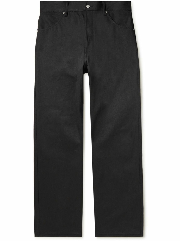 Photo: Visvim - Social Sculpture Hakama Straight-Leg Jeans - Black