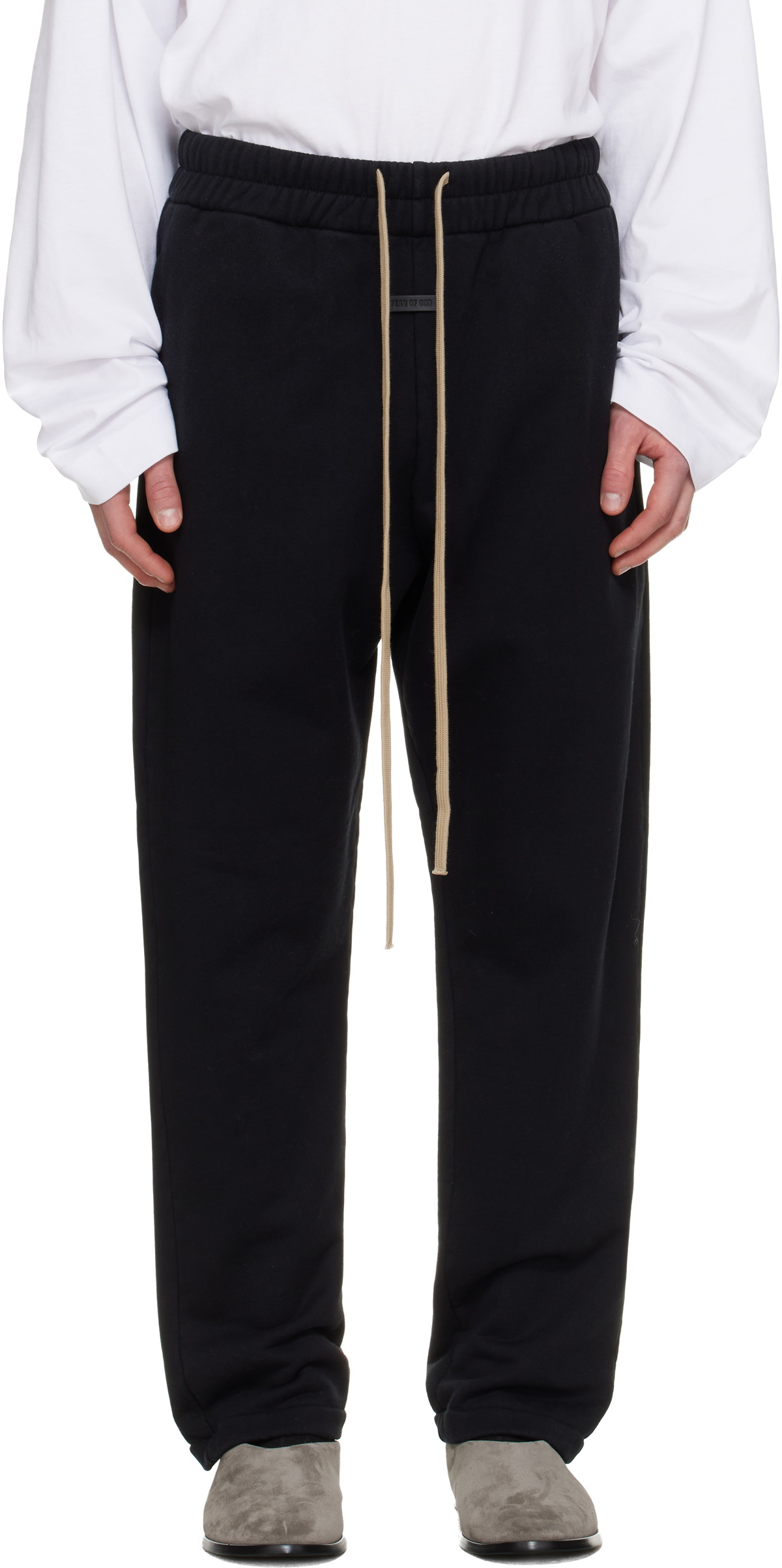 Fear of God Black Relaxed Sweatpants