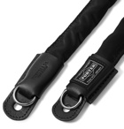 Porter-Yoshida & Co - Faux Leather-Trimmed Nylon Camera Strap - Black