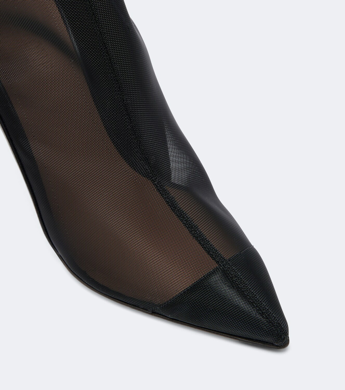 Malone Souliers Arc leather-trimmed mesh ankle boots