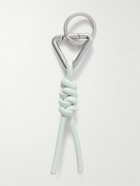 Bottega Veneta - Braided Leather and Silver-Tone Keyring