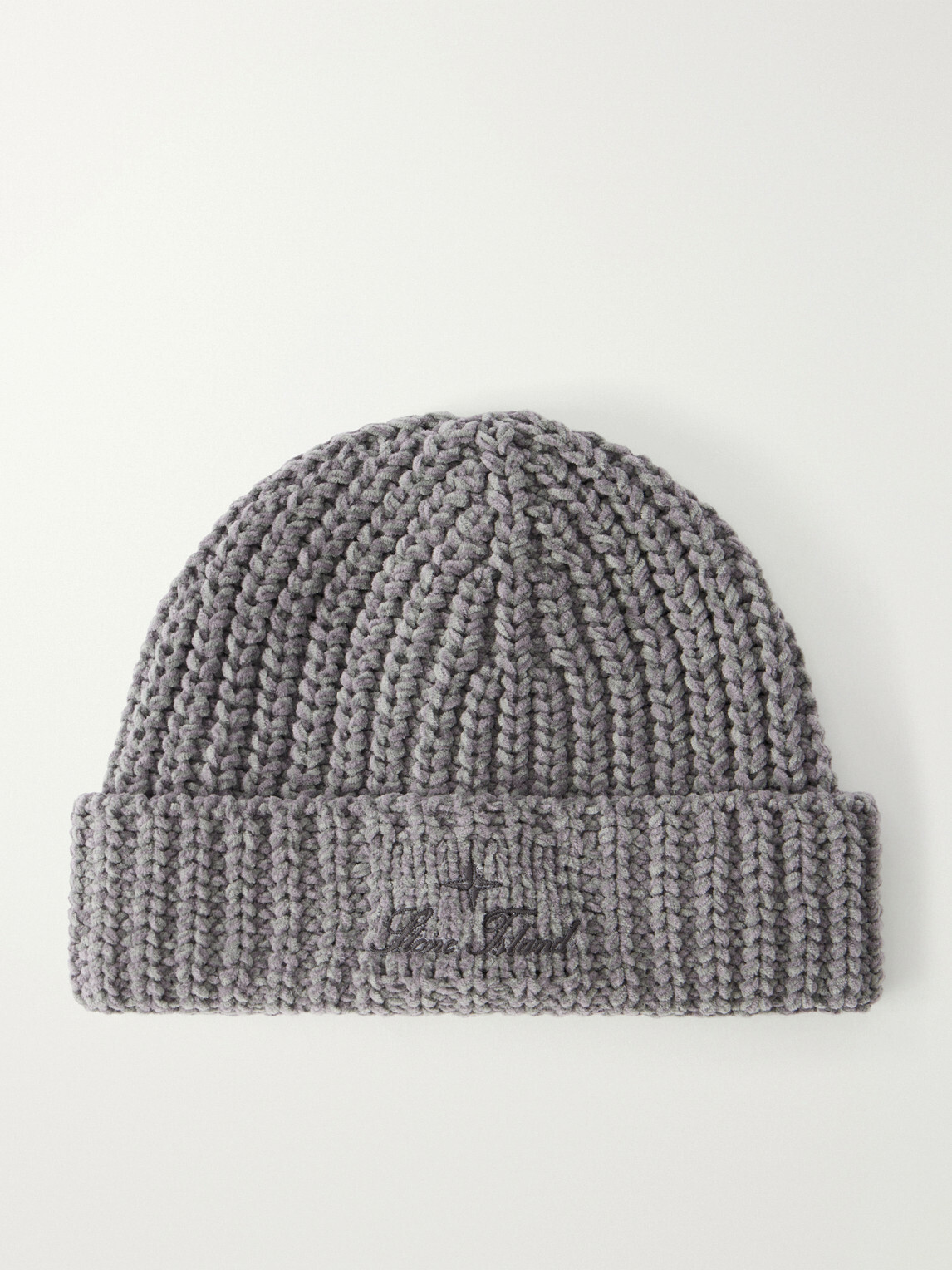 Stone Island - Logo-Embroidered Cotton-Chenille Beanie