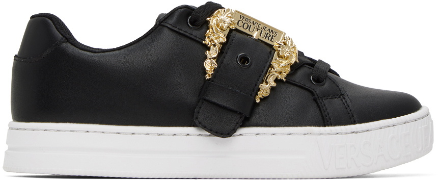 Versace Jeans Couture Black Court 88 Sneakers Versace