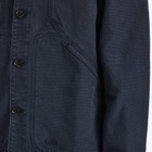 Foret Men's Berry Canvas Overshirt in Navy