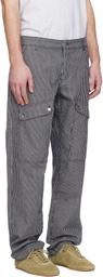 Gimaguas Blue & White Brixton Trousers