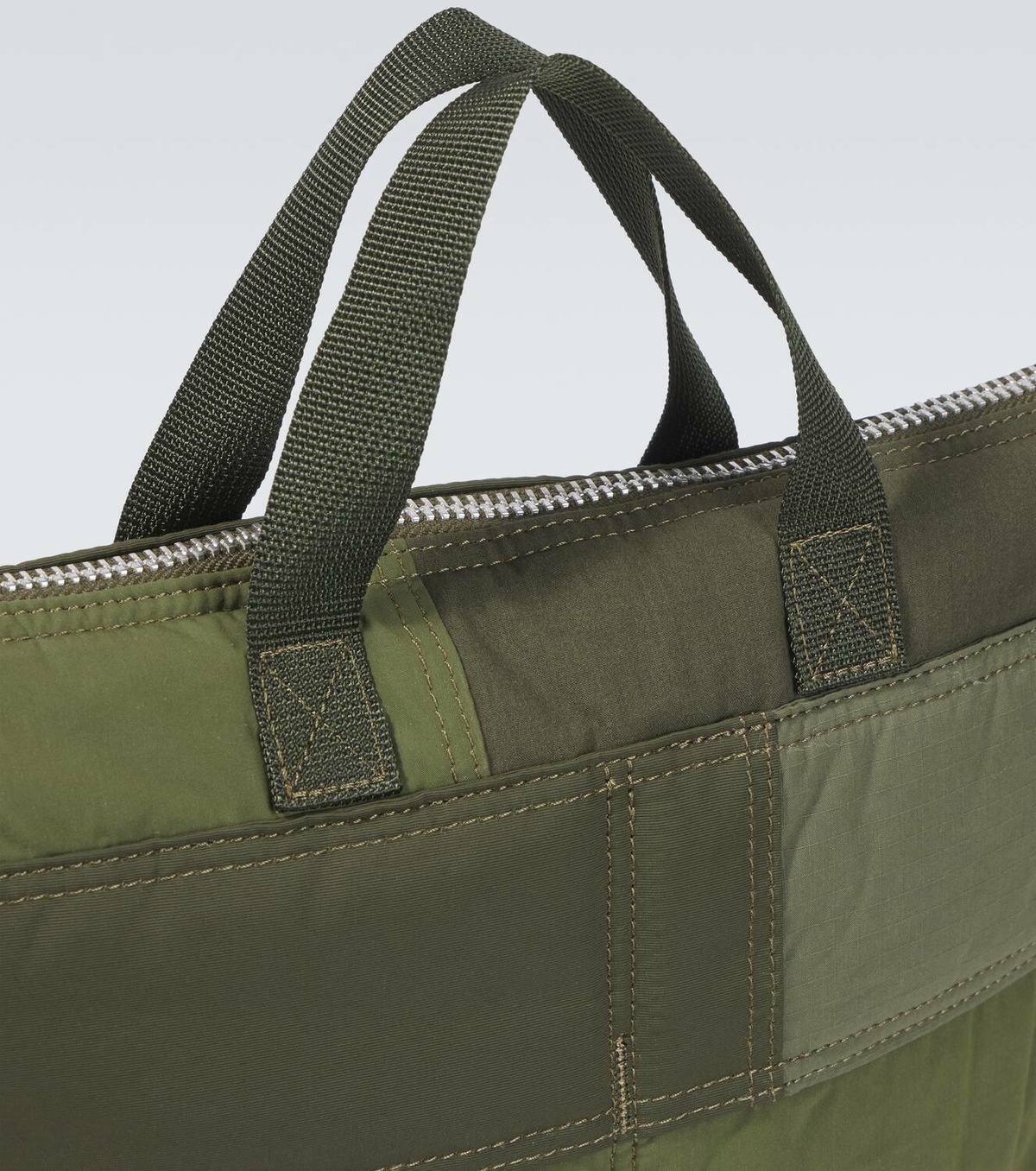 Comme des Garçons Homme x Porter Cordura patchwork tote bag