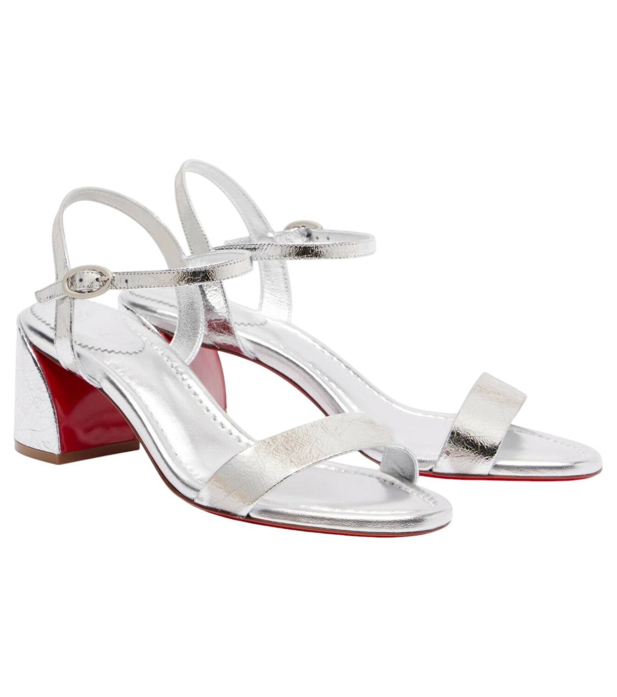 Christian Louboutin - Nudes Degrachick suede sandals