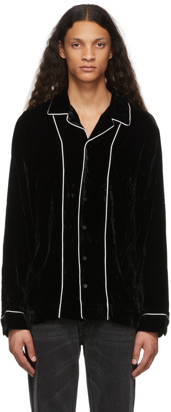 Photo: Stolen Girlfriends Club Black Velvet Lounge Shirt