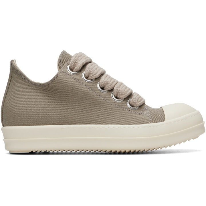 Photo: Rick Owens DRKSHDW Taupe Tower Jumbolace Low Sneaks Sneakers